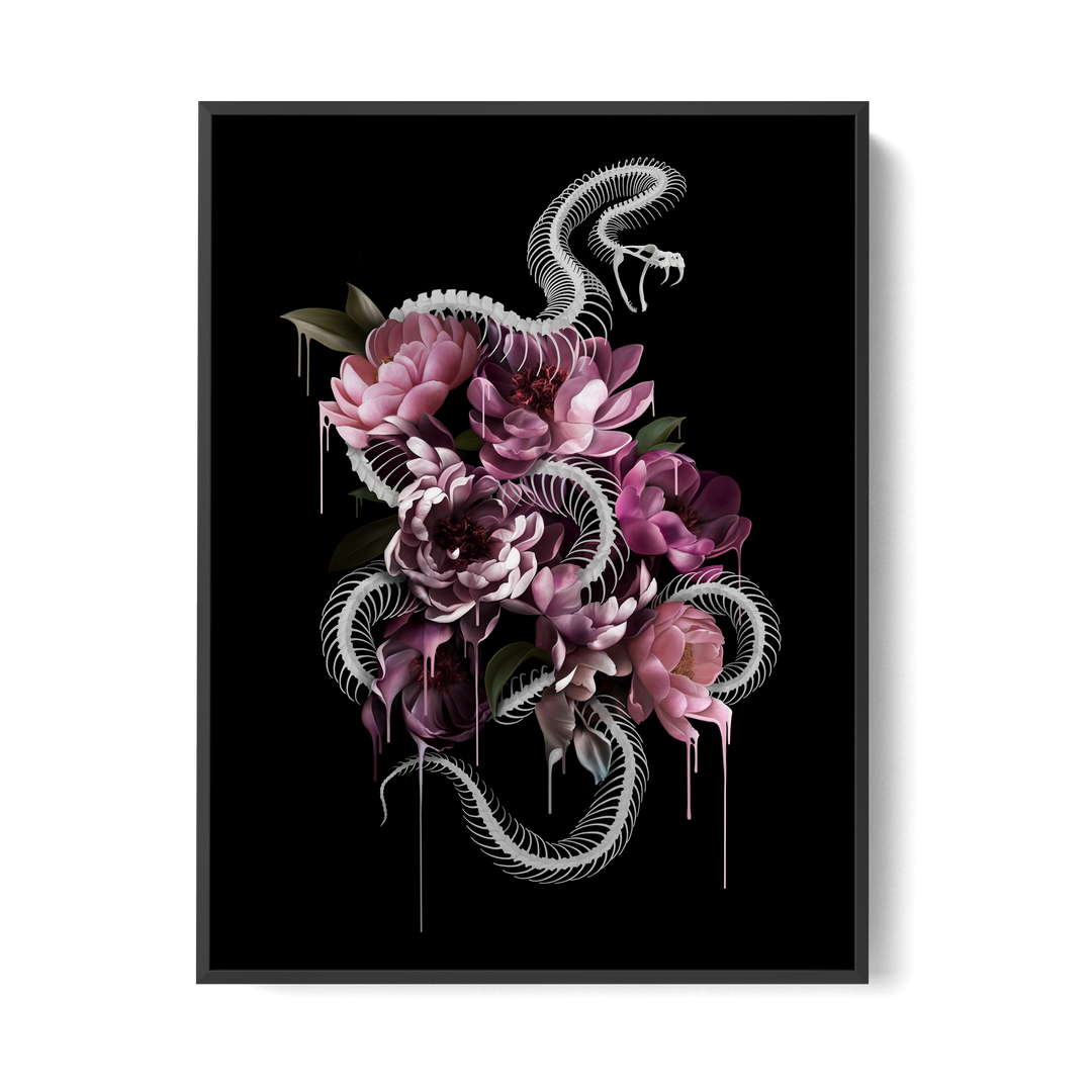 Peonies & Pit Vipers - Float Frame