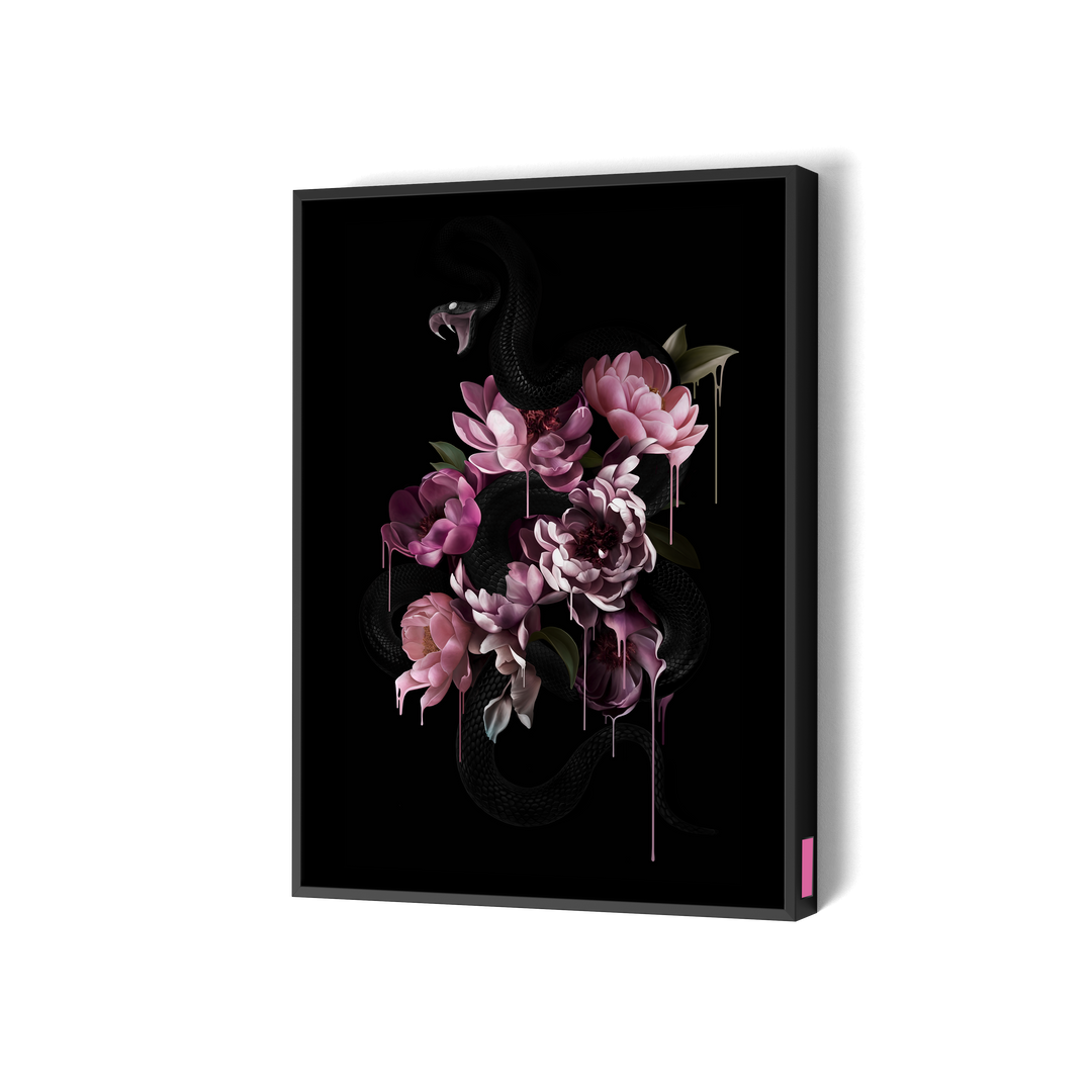Peonies & Pit Vipers II - Float Frame